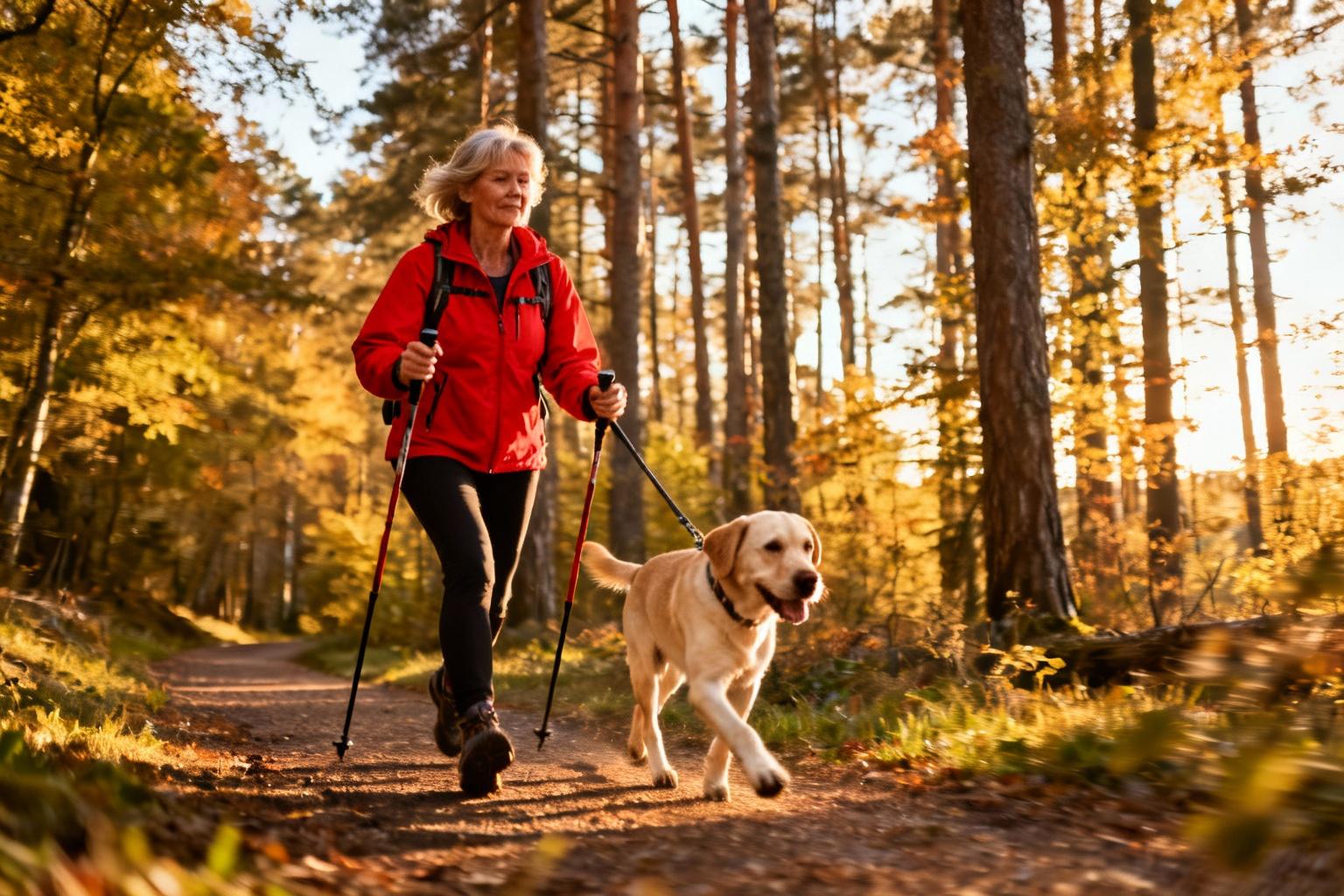 Marche nordique avec un chien : guide pratique pour débuter en toute sécurité