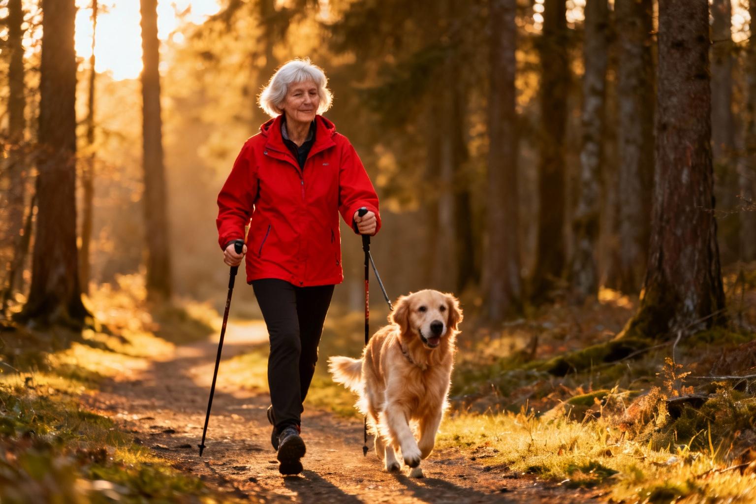 Comment pratiquer la marche nordique avec son chien en toute sécurité