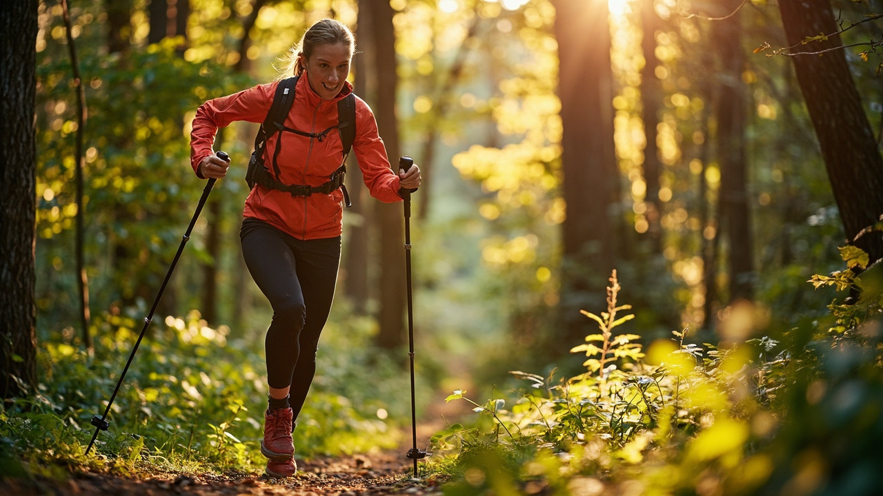 Exercices avec bâtons de marche nordique : le guide pratique complet