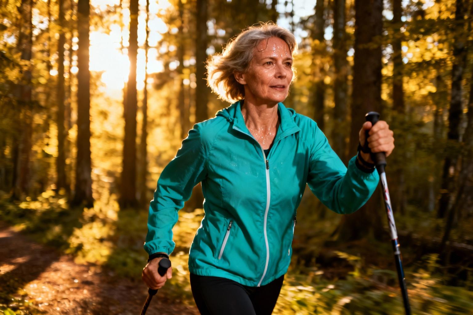 Comment perdre du poids efficacement avec la marche nordique
