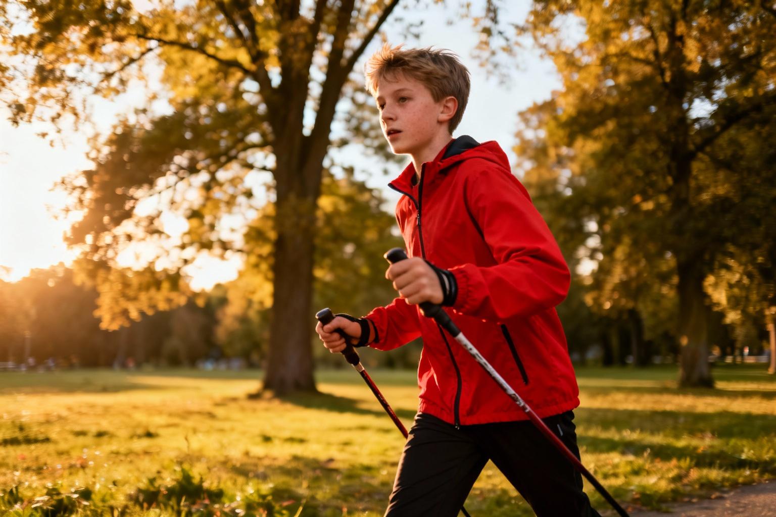 Marche nordique pour les jeunes : une activité complète et accessible aux adolescents
