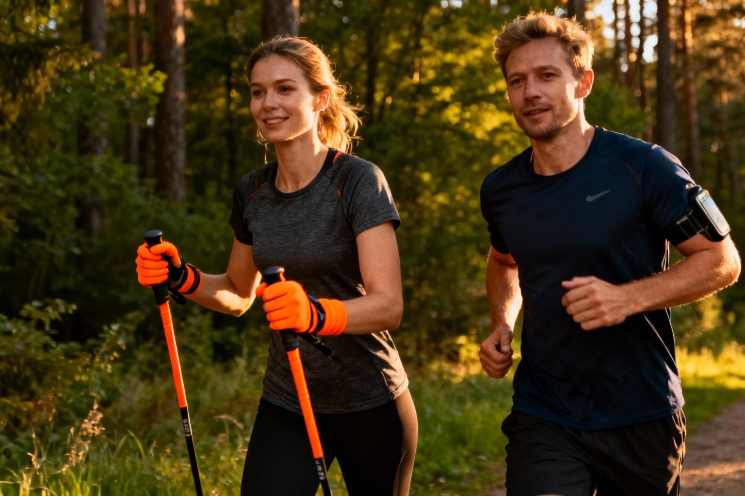 Marche nordique ou course à pied : quelle activité correspond à votre profil ?