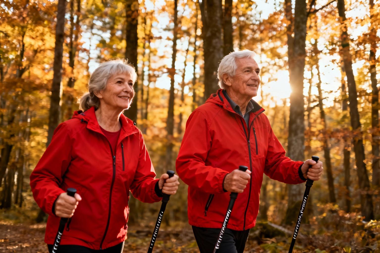 Marche nordique pour seniors : le guide complet pour bien commencer