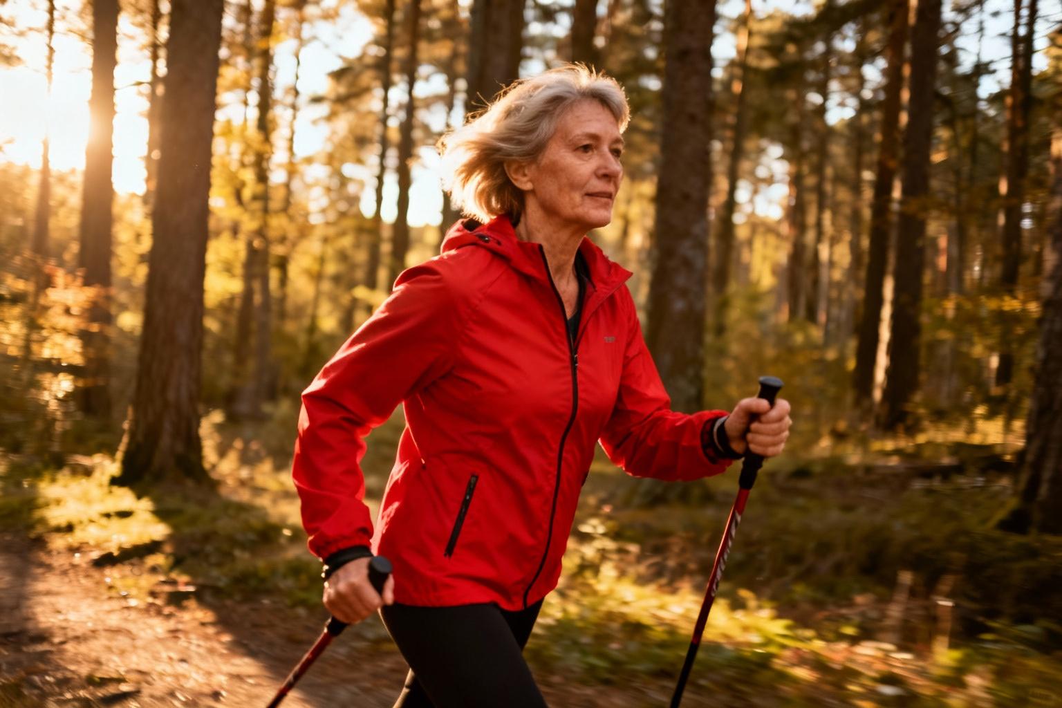 Comment faire de la marche nordique pour perdre du poids efficacement
