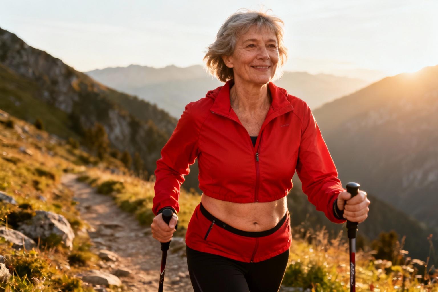 Comment la marche nordique aide à perdre la graisse du ventre efficacement