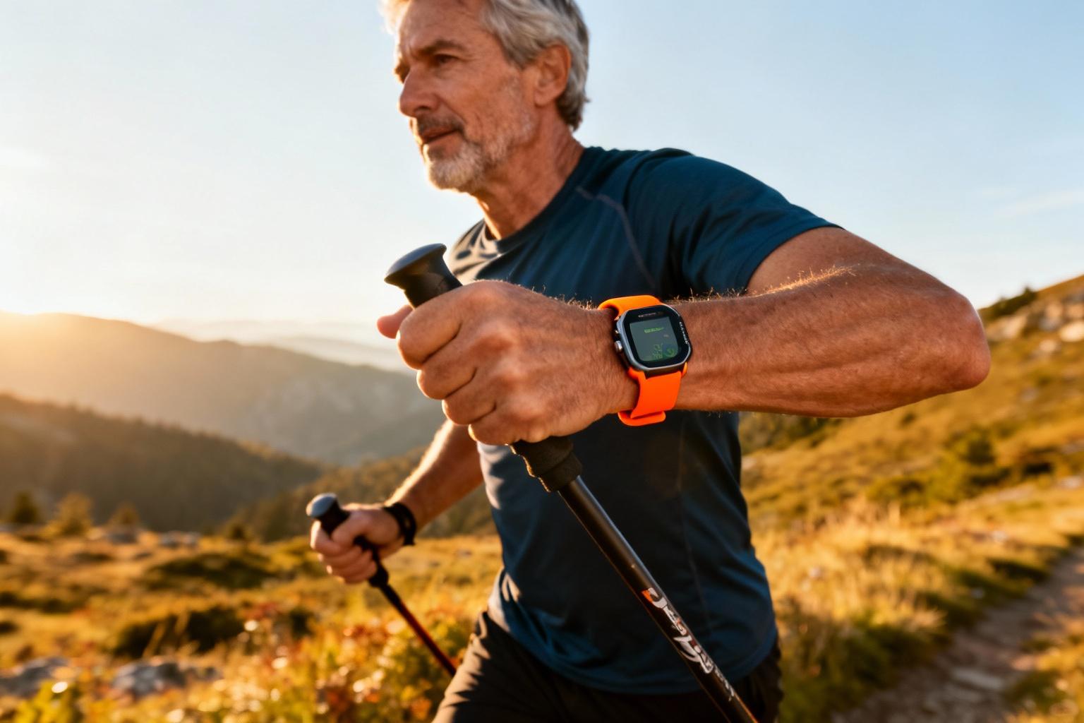 Quelle montre choisir pour optimiser ses sorties de marche nordique